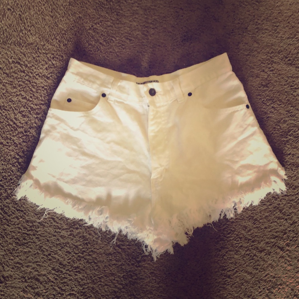 High waisted Hawaiian boutique shorts
